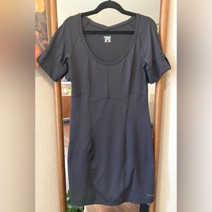 Columbia, Black/ Dark Gray, Short Sleeve, Athletic Dress, size L